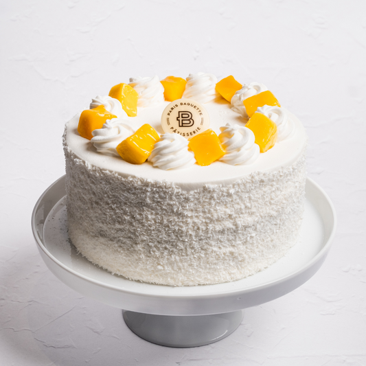 Mango & Coconut Chiffon Cake